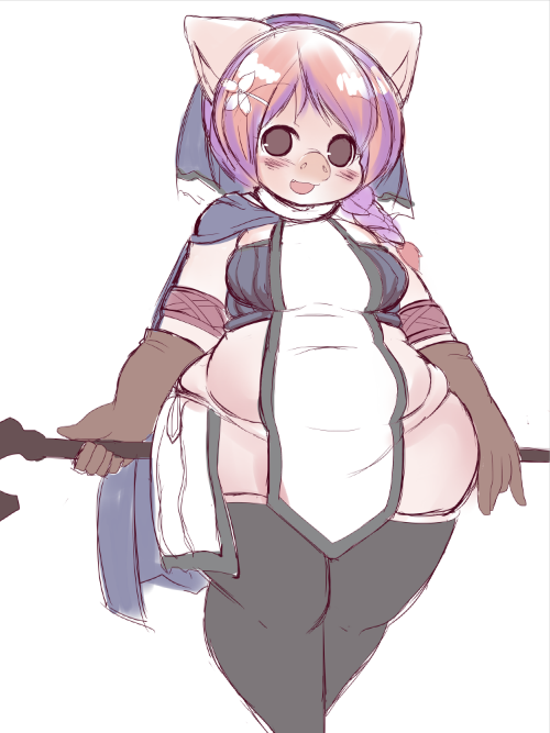 オークというかぶたさんだけど折角なので載せておきます。魔導士風味。 