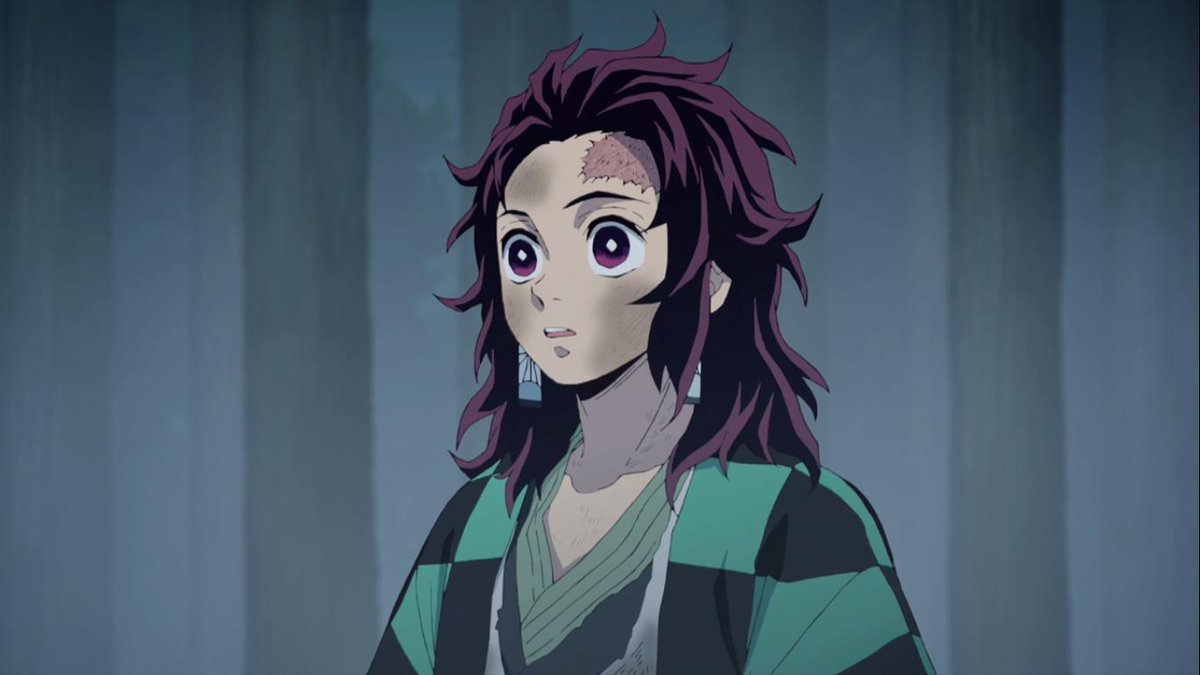 Long hair Tanjiro by machete777 on DeviantArt