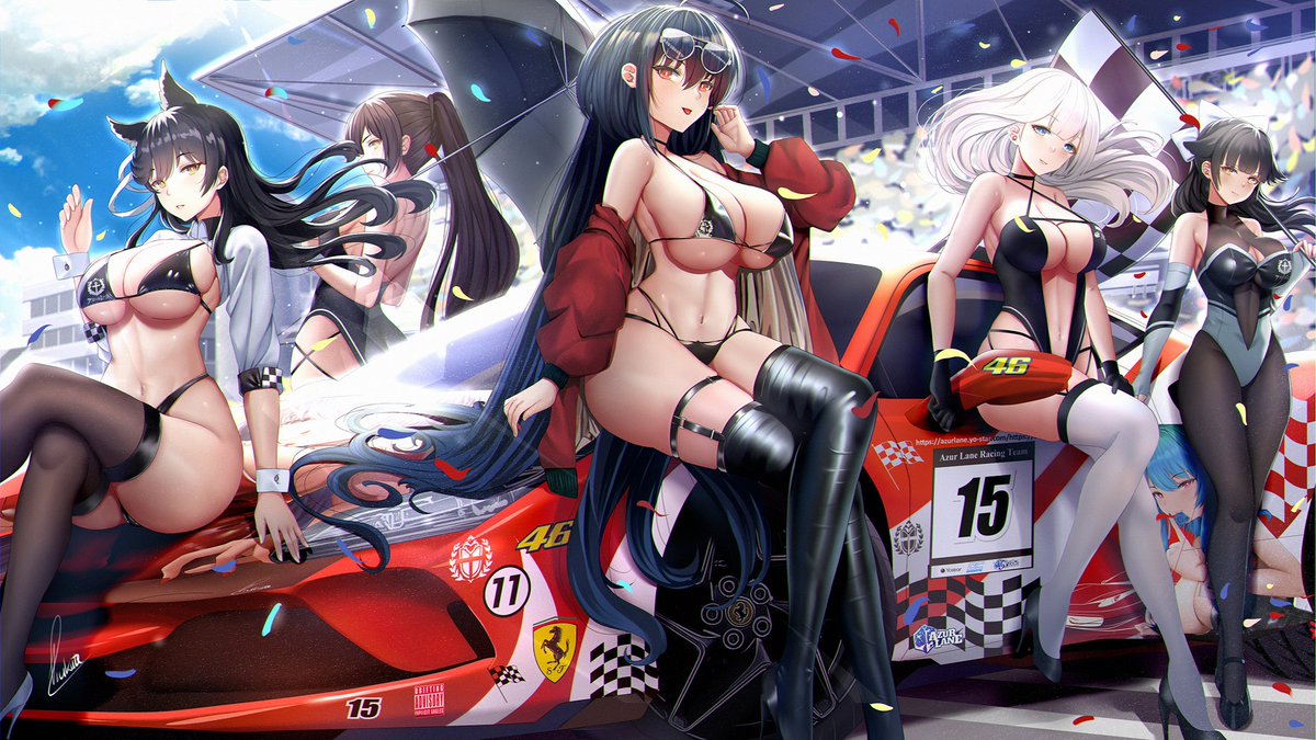 Piukute062 アズレン Azurlane レースクイーン Racing Queens Time 9days T Co 7pishp6wh6