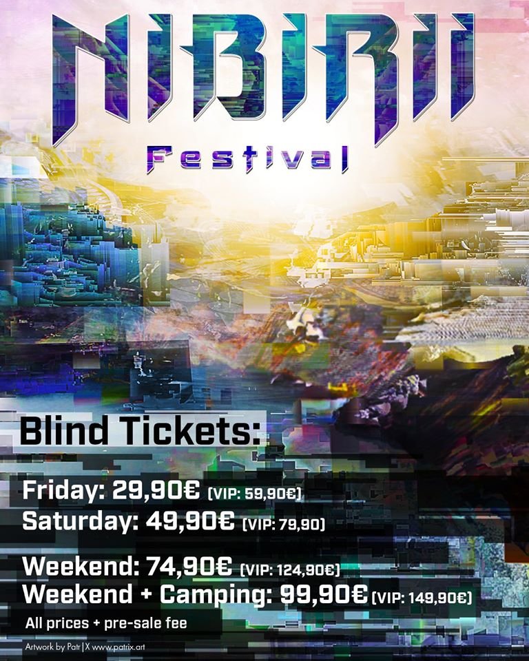 Der VVK ist geöffnet für Nibirii Festival 2020 (Official) !! 😍
Ergattert eines der limierten Blindtickets.
🎟️ TICKET: nibirii.ticket.io

#losgehts