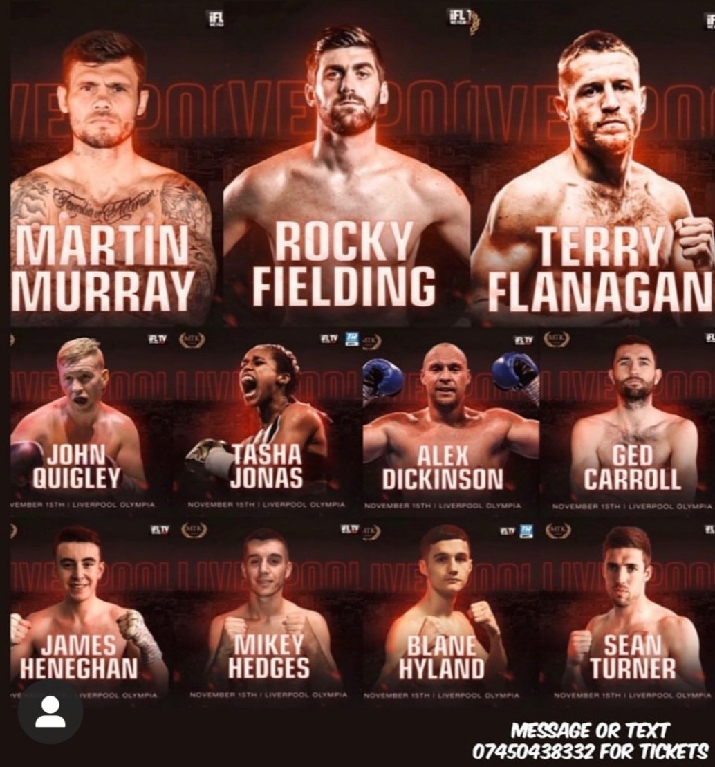 TashaJonas's tweet image. Fight week fast approaching, opponent confirmed. Liverpool Olympia, Friday 15th November. £40 £60 £70 and VIPs £100 available