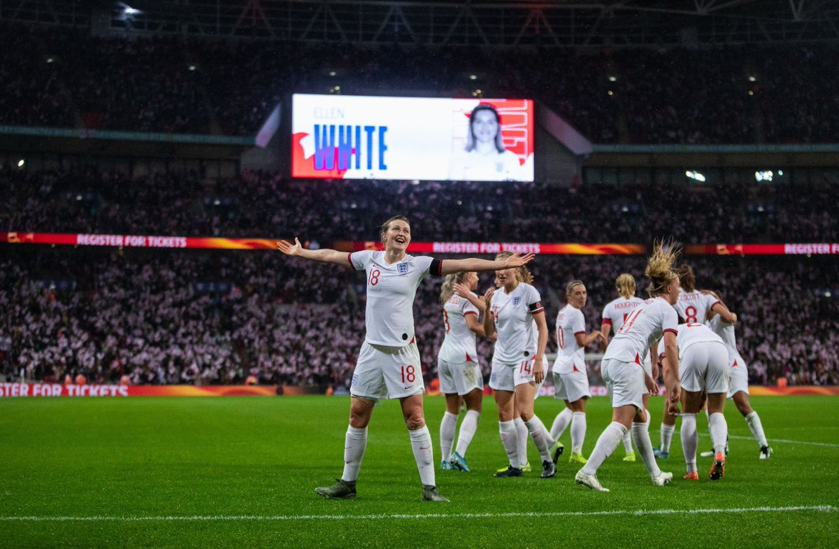 Lionesses's tweet photo. A RECORD BREAKING 77, 768.

The biggest *ever* crowd for a #Lionesses match 👏 https://t.co/Kt6nSJrfQz