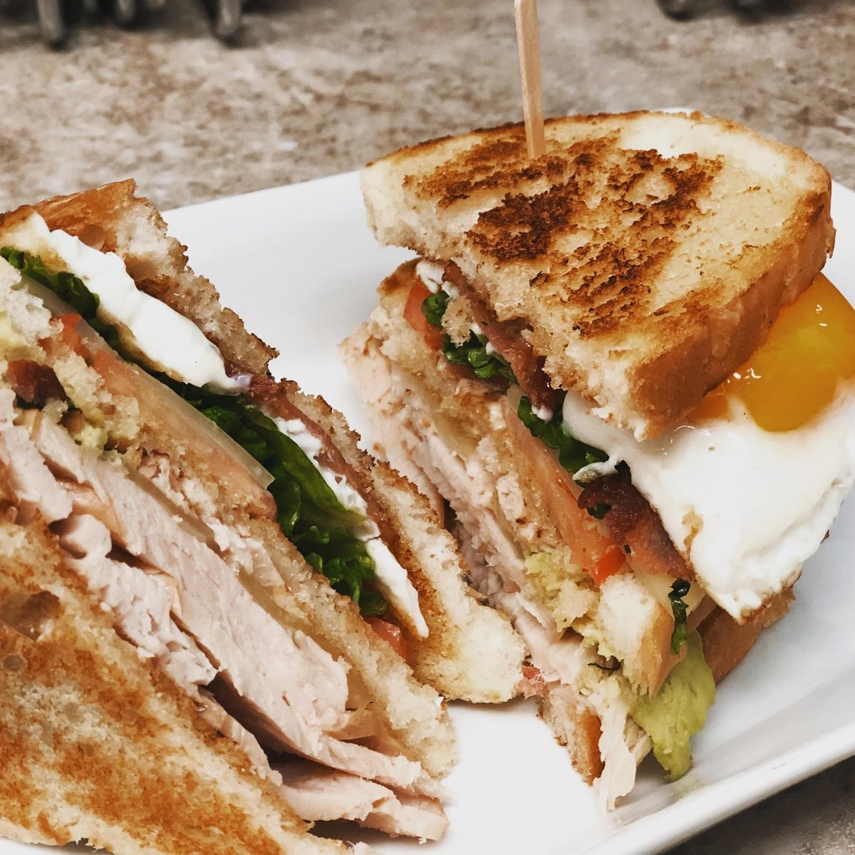 thefatmerm's tweet photo. The best kind of sandwich is the kind you have to figure out how to open your mouth wide enough to take a bite. https://t.co/yrvKVbGpE6