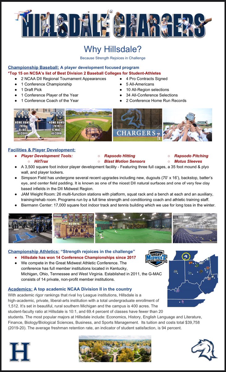 HillsdaleBSBL's tweet photo. Why Hillsdale? 👇 https://t.co/2VJZDgK7Qh
