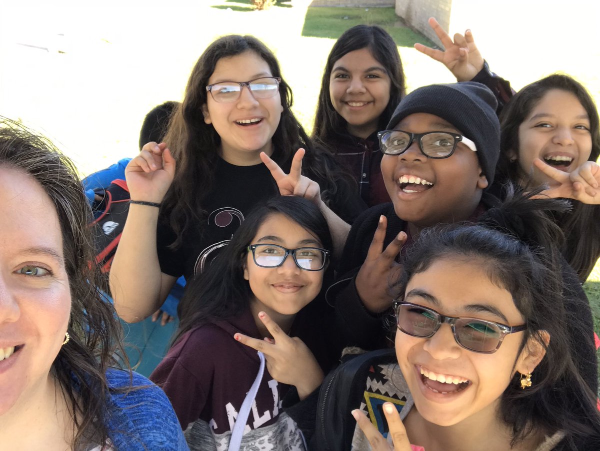 MsNBurr's tweet photo. Saturday #ThompsonOrff rehearsal brought surprise visits from my now 6th graders. Building our legacy for #ThompsonMusic! Such a great morning! #WeAreAldine @AldineISD @aldinefinearts @ThompTigersRoar @DrFavy https://t.co/KspcChewzH