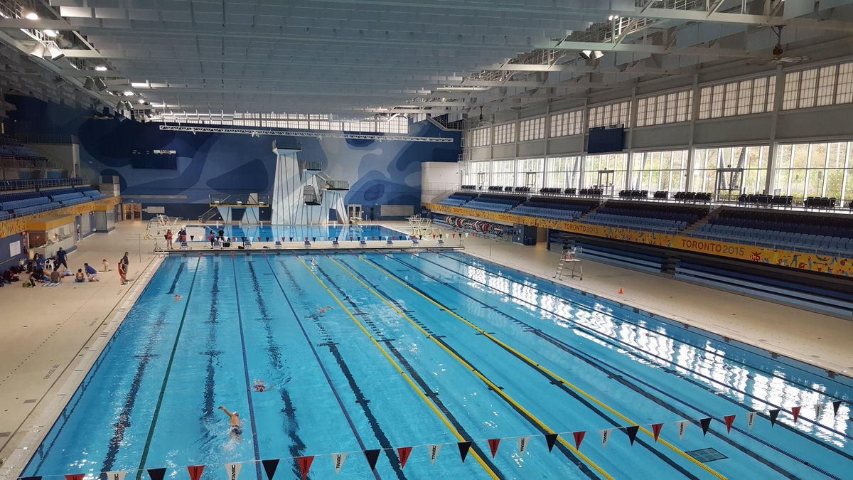 UTSC's tweet photo. If you're touring #UTSC for Fall Campus Day, you really can't miss our incredible athletic facility—the Toronto Pan Am Sports Centre @tpascentre! You can walk or take the tour bus from Highland Hall at 2, 2:30, 3, and 3:30 p.m.! #UofT https://t.co/r5jyuZeubQ