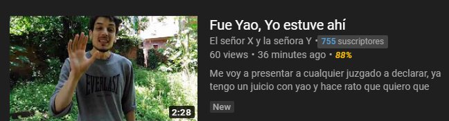 ATENCION: Mariano, ex editor de Yao Cabrera, acaba de subir un video CONFIRMANDO que lo que cuenta Caeli es sobre Yao, Viral Team y demas. Ademas habla de venta de drogas y otras cosas. Tremendo.

➡️ youtu.be/Cs_SQCBB9Mk