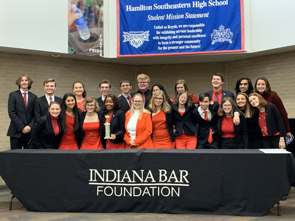 INBarFoundation's tweet photo. Congratulations to the top teams from the We the People High School Central Regional! These students advance to the state competition in December. 
1st - Cathedral @GoCathedral 
2nd - Fishers @HSESchools 
3rd - Plainfield @PCSCQuakers https://t.co/sFeqcfsGiO
