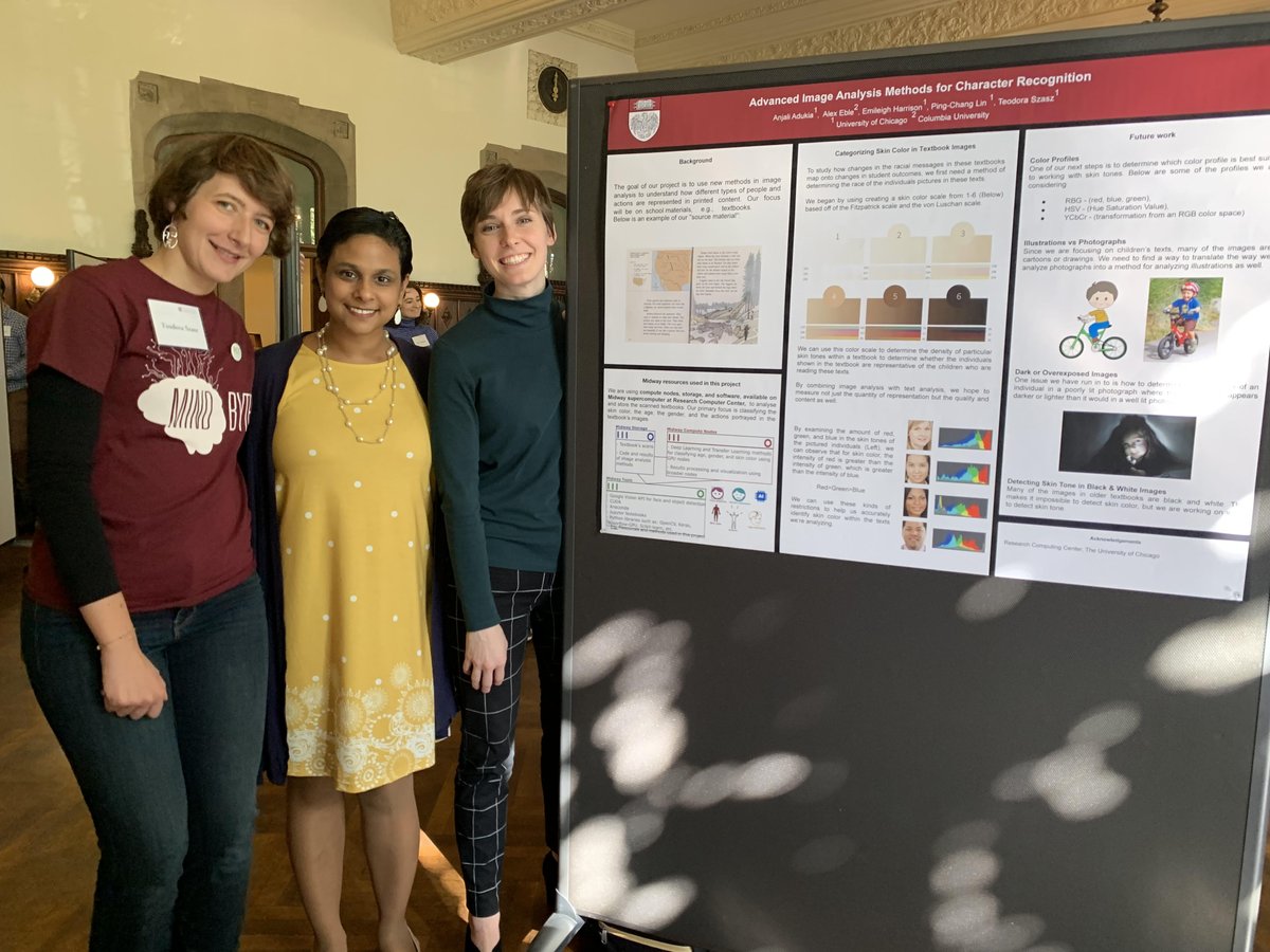 HarrisPolicy's tweet photo. Harris PhD student Emileigh Harrison and Dora Szasz of @UChicago_RCC had a chance to present their research at the 2019 MindBytes Symposium! 📚 
#UChicago #OneHarris https://t.co/o4ipIixPGp