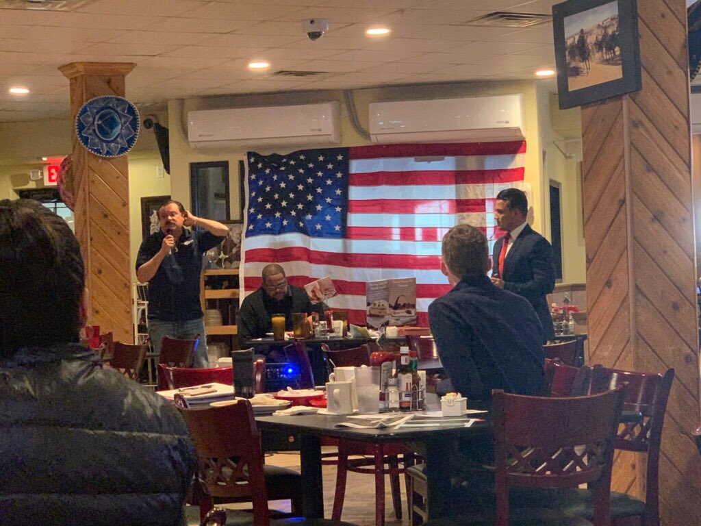 DrZelayaSpeaks's tweet photo. It was empowering to share with @LULAC about the evolution of #Dreamers as we should remain positive and find hope in our communities! Introduction by National President @Domingotexas #ChorizoMenudoBreakfast #Forthworth #DACAWorks https://t.co/Nw1BIcM2vP