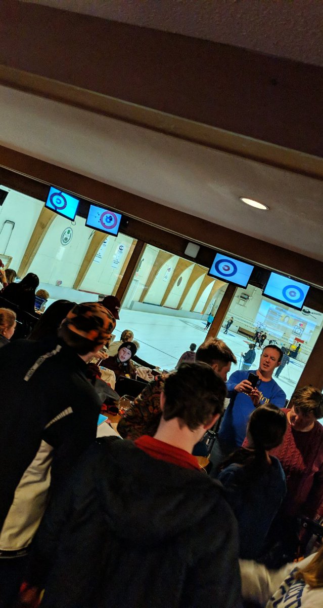 We won our second game in the Broomstones <a href="/CollegeCurling/">USA College Curling</a> Bonspiel! We beat <a href="/curlingpsu/">Curling Club at Penn State</a> and our next game is at 5:30 Eastern #broomersooner