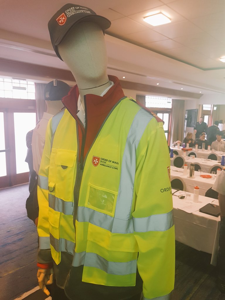 A lot of excitement around the launch of our new uniform from <a href="/TailoredImage_/">Tailored Image</a> with emphasis on quality, comfort and safety meeting all current standards and needs for the future of the Ambulance Corps.