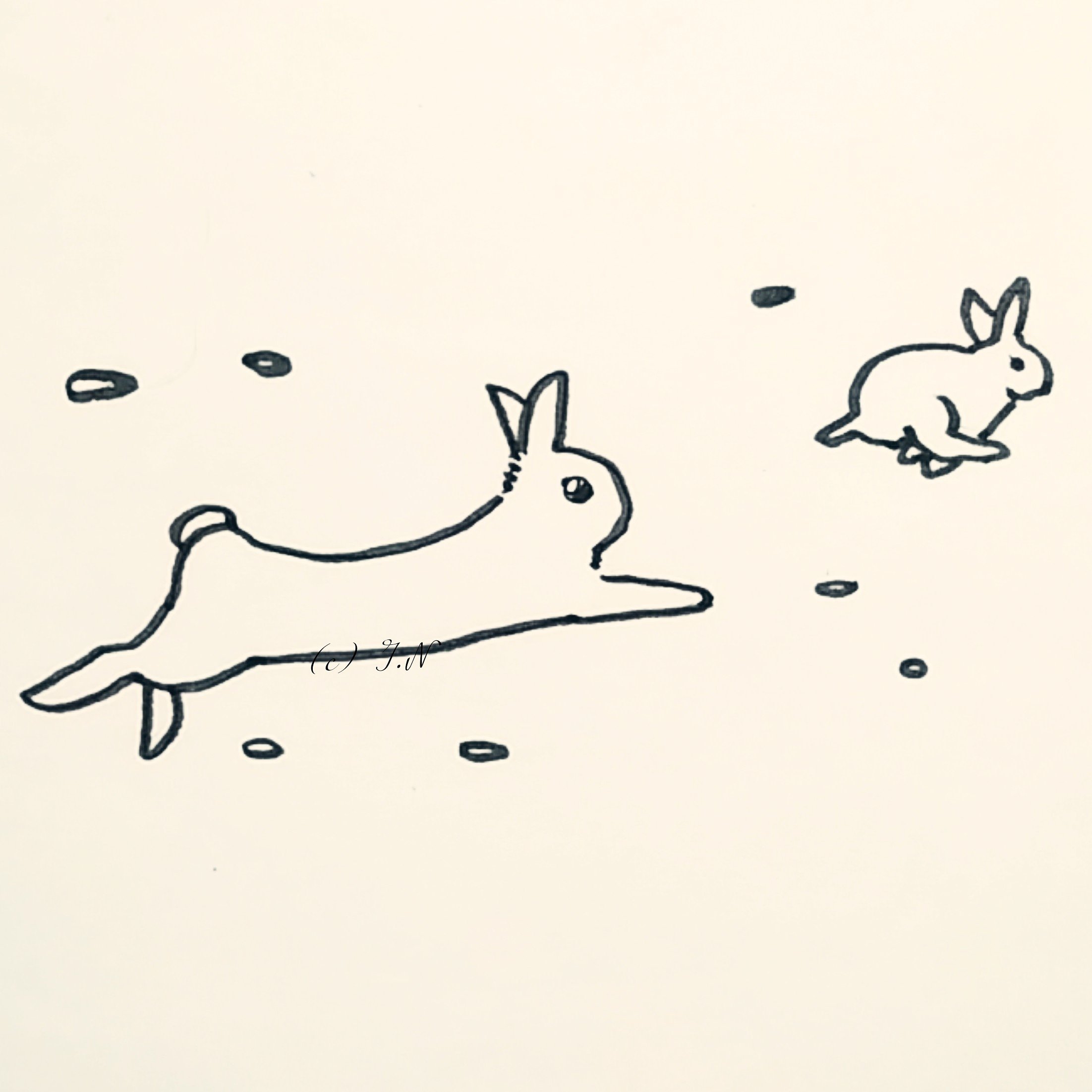 なべっち 子うさぎ Lopearedbunny Art Illustration Rabbits Of Instagram イラストレーター イラスト日記 １日１枚 Crown Rabbit Bunnies Bunny Animalonearth うさぎ Rabbits 絵描きさんと繋がりたい うさぎ イラスト好き