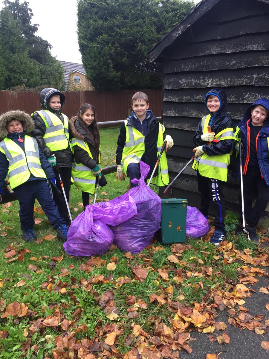 The cubs have been out braving the rain doing some litter picking around the area. #cubs #scouting