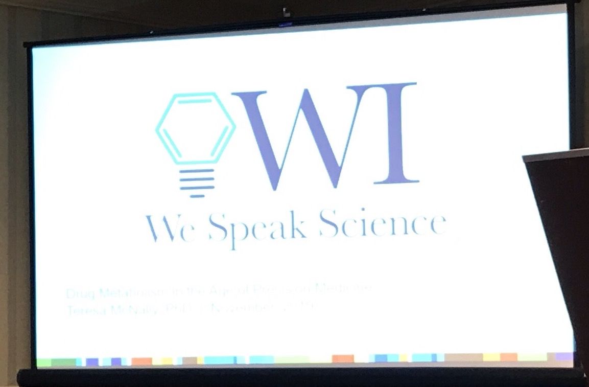 We Speak Science.
Great name for a medical writing company

#AMWA2019 #medicalcommunication #scientificexchange