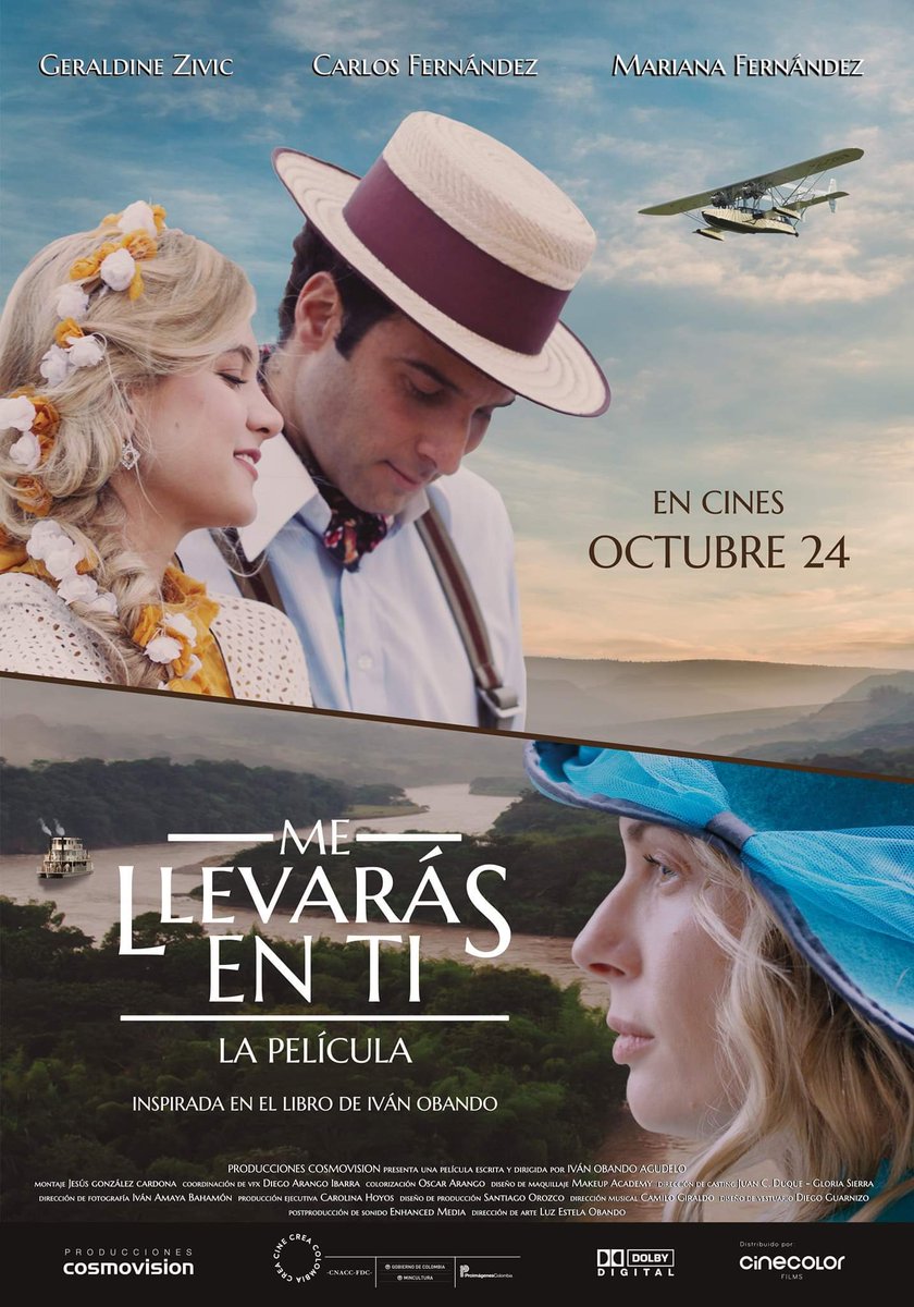 mellevarasenti's tweet photo. El relato de #MeLlevarásEnTi se mueve entre la Italia de principios del siglo XX, y las montañas antioqueñas. 
#MeLlevarásEnTi ❤🎬 encuéntrala disponible en salas de cine de Medellín, Rionegro y Bogotá. https://t.co/qYOBxsGeeY