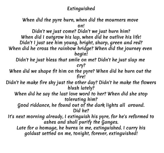 VagabondSumeet's tweet photo. Extinguished. #MyScribbles #Marginalia 📝✍️ https://t.co/D7lFv5herw