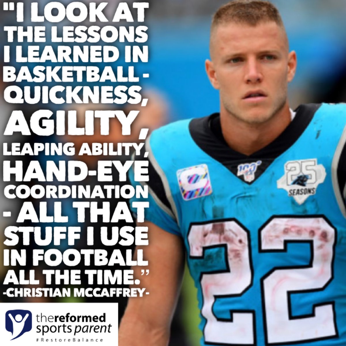 ReformedSptProj's tweet image. #ChristianMcCaffrey @run__cmc 
#YouthSports #MultipleSports
#TheReformedSportsParent
#RestoreBalance