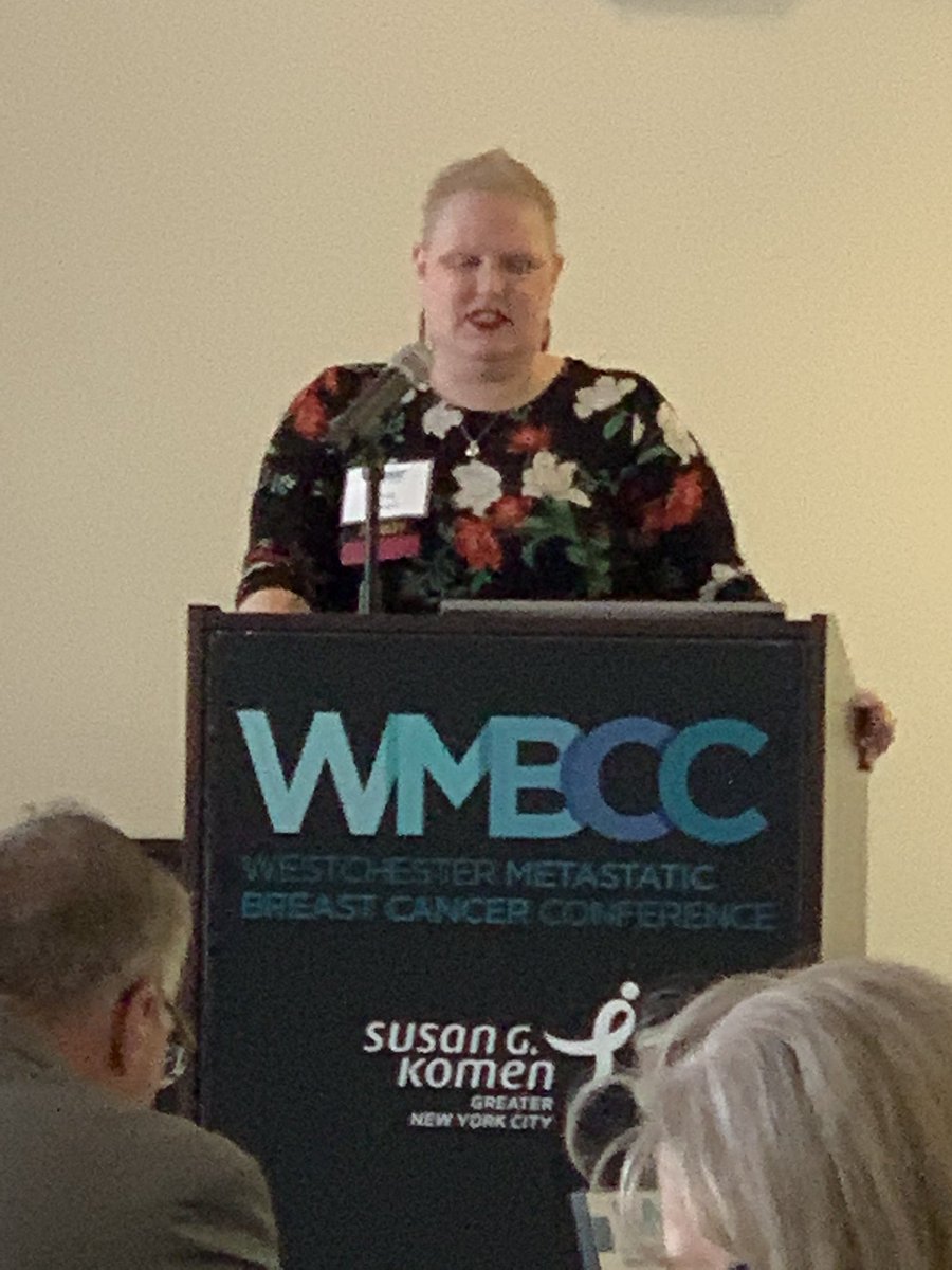 CancerBTTB's tweet photo. @emrgarnett of #BeyondThePinkRibbon opens #WMBCC @KomenGreaterNYC #METASTATICMATTERS #mbc #metastaticbreastcancer https://t.co/j4upLHZe9T