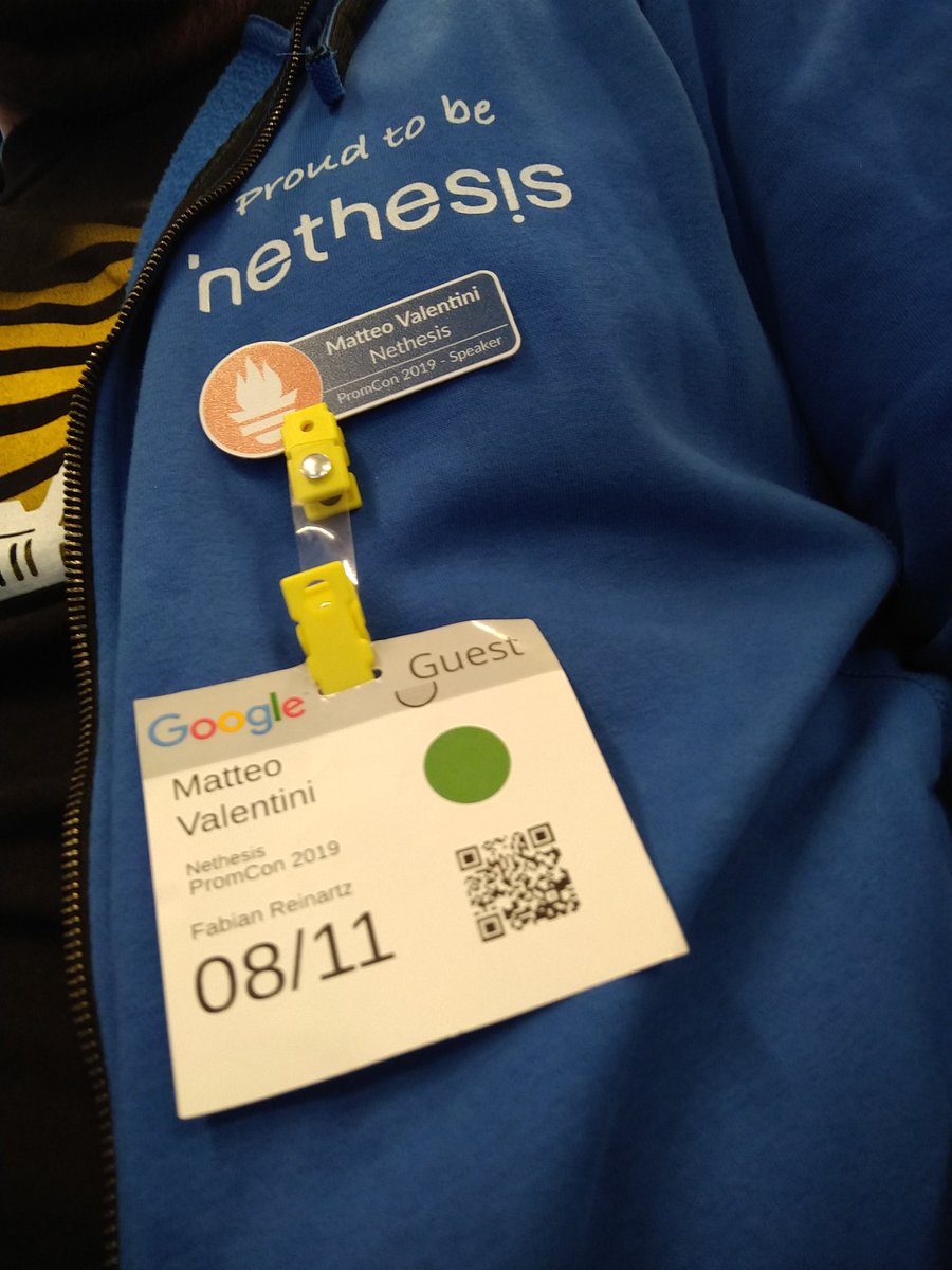 _Amygos's tweet photo. On my way to home, back from an amazing #PromCon2019 ! Thanks to all organizers and participants for make a such great event. 
As always thanks to @Nethesis_srl for the opportunity! 😀

See you soon #PromCon and @PrometheusIO ! https://t.co/eRECbmfgtc