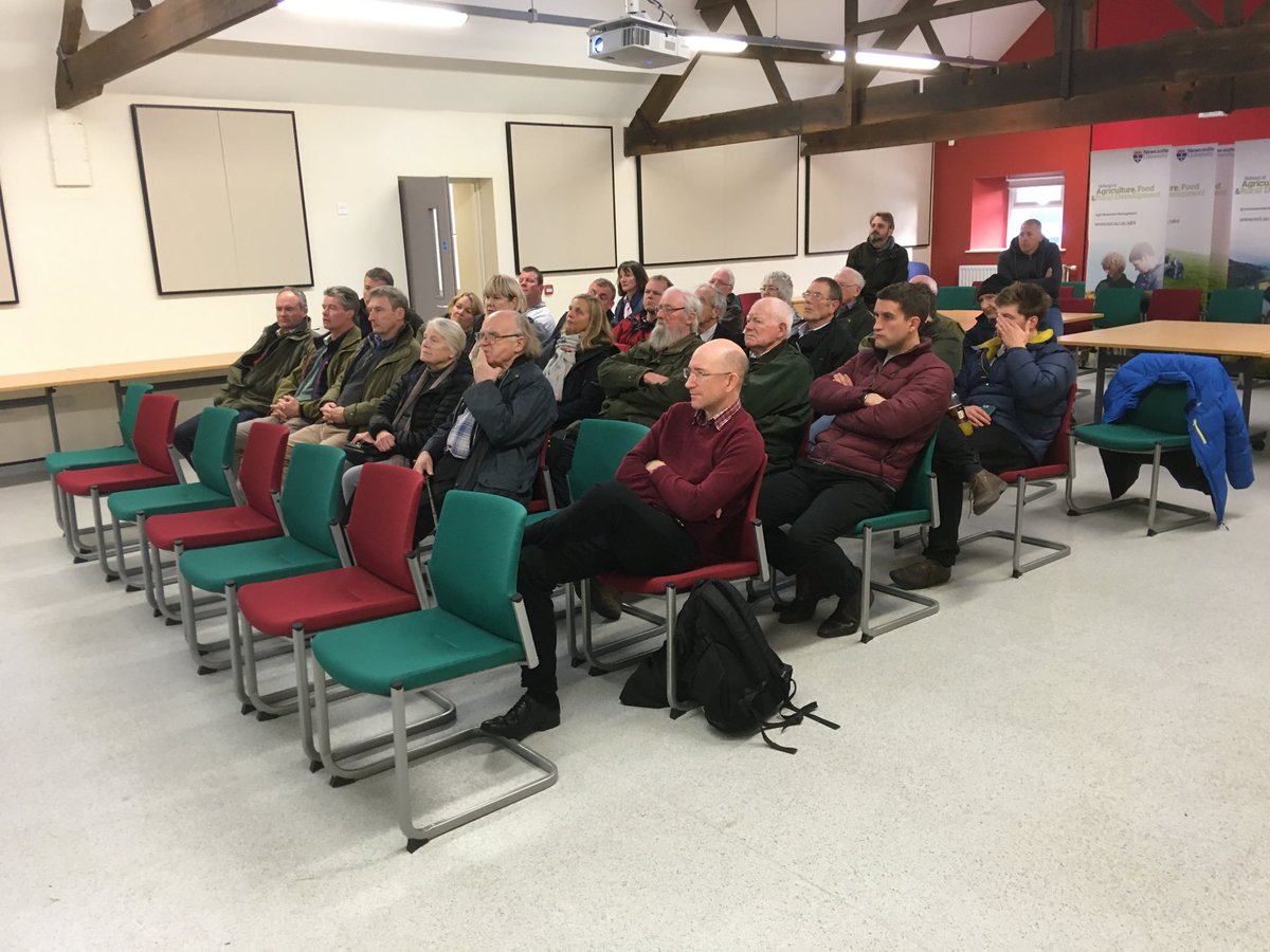 #UNAS70 continues with a visit to Cockle Park Fam with an introductory talk by James Standen for@UNAg_Soc