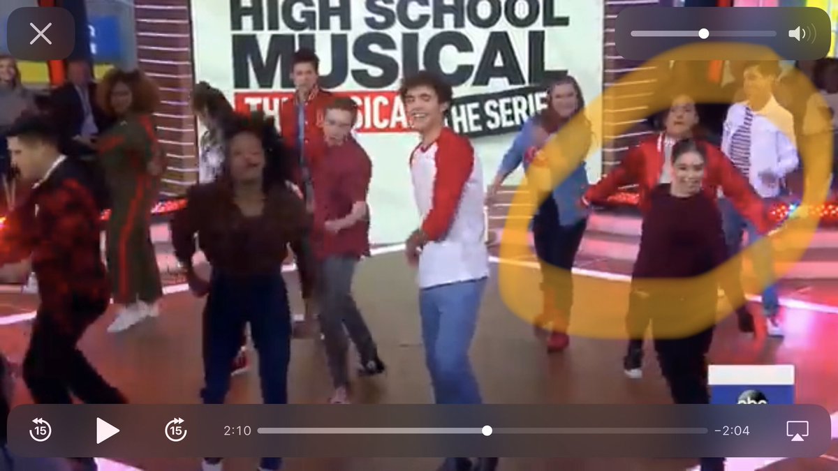 SHSdazzlers's tweet photo. Dazzler alum Jackie Torres graces good morning America with the promo of high school musical the series!  Way to go @jcktorres! We love you! https://t.co/MZETcxVjyl https://t.co/zjhoUnrVut
