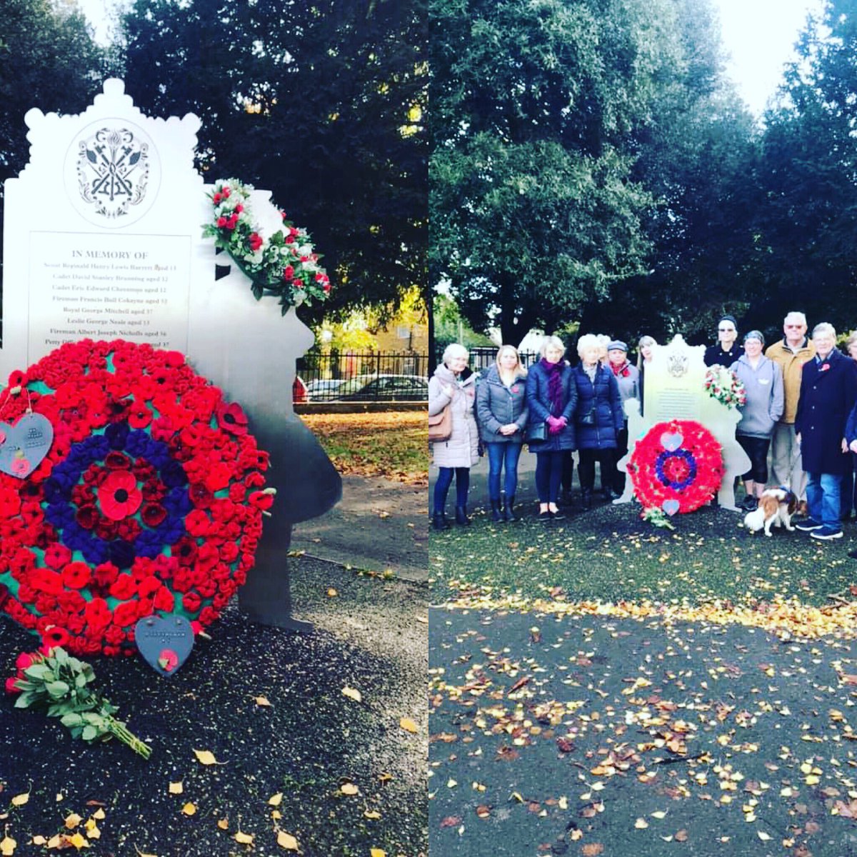 Friends of Gillingham Park (@gillinghamof) on Twitter photo Thanks to Cllr Wendy Purdy for organising a little remembrance ceremony at the Firemen’s Memorial in Gillingham Park. You can see the knitted wreath made & laid by the Gillingham Women’s Institute on display #RemembranceDay2019 <a href="/medway_council/">Medway Council</a> <a href="/WomensInstitute/">Women's Institute</a> Thanks to Cllr Wendy Purdy for organising a little remembrance ceremony at the Firemen’s Memorial in Gillingham Park. You can see the knitted wreath made & laid by the Gillingham Women’s Institute on display #RemembranceDay2019 <a href="/medway_council/">Medway Council</a> <a href="/WomensInstitute/">Women's Institute</a>