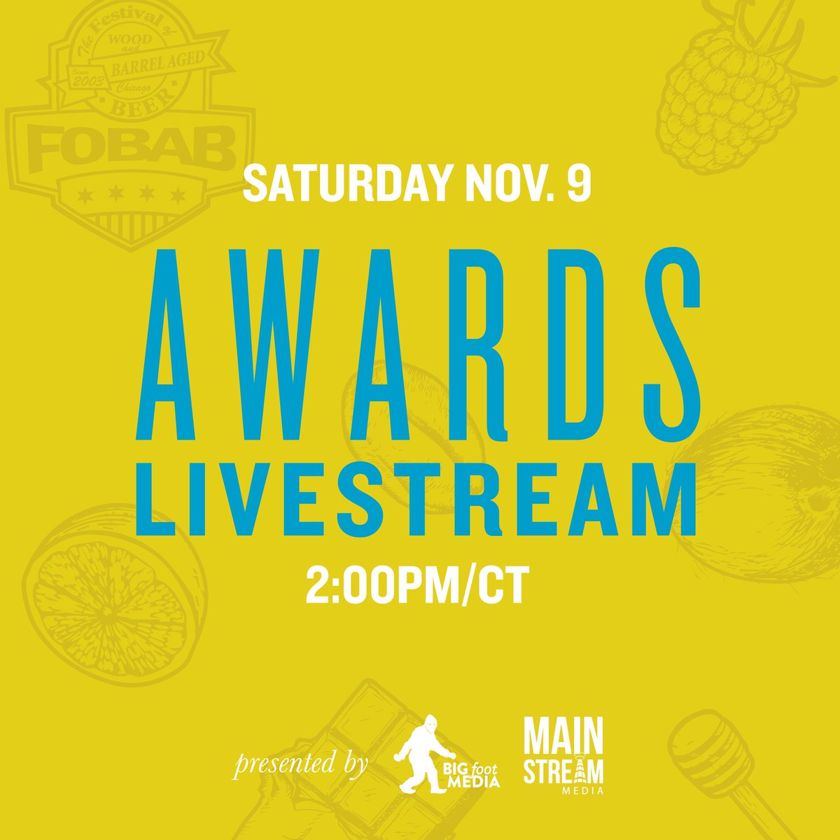Today's not just a big deal b/c of Session II and III, it's also the #FoBAB Awards! Watch the awards LIVE and see who takes home <a href="/FOBABofficial/">FoBAB</a> gold! 🏅 TODAY at 2PM CST. 🏅Tune in on Facebook Live or at fobab.com.
Presented by: <a href="/Big_Foot_Media/">Big Foot Media</a> + <a href="/MainstreamChi/">Mainstream Media LLC</a>