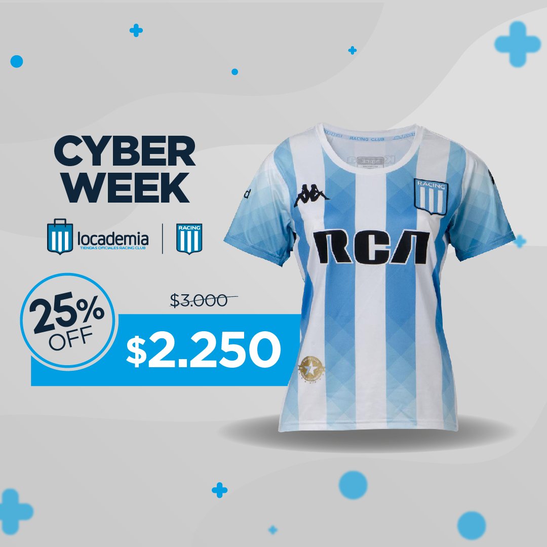 LocademiaRacing's tweet photo. ¡Las ofertas siguen hasta el domingo! 👏👏👏
#CyberWeek2019 en #Locademia
Camisetas oficial y alternativa dama Kappa 2019 👉https://t.co/RV6dJeaWos https://t.co/S8EwenX0a8