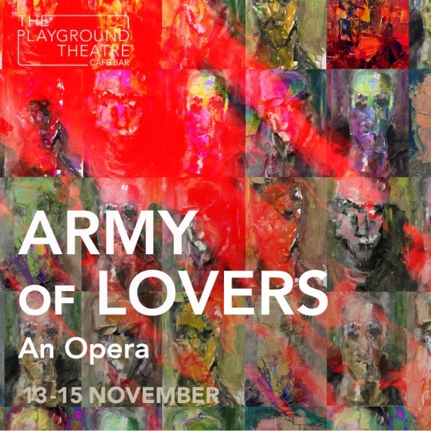 PlaygroundW10's tweet photo. #MustWatch one-act #opera #ArmyofLovers 13 14 15 Nov at #ThePlaygroundTheatre #London #W106RQ #BookingNow https://t.co/dn5BmA4Lph #MarkSpringer #BenSchoeman #BenGroenevelt #DerekLeeRagin #DavidFlusfeder #AlexanderGebhard #EmanuelPapadopoulos #SamuelLom #opera #fans #Singer https://t.co/PRtAoDhEHu