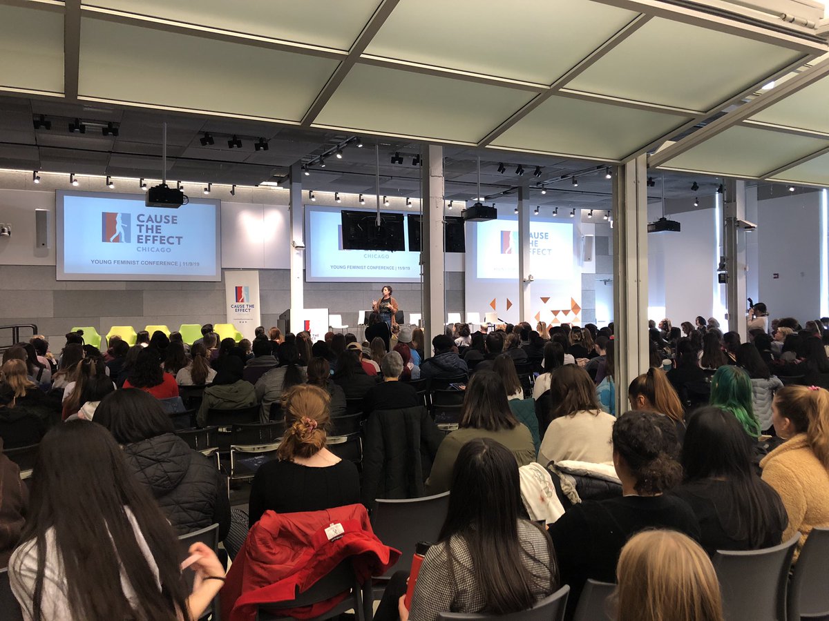 Cause the Effect CHI (@causeeffectchi) on Twitter photo Full house at the 2019 Young Feminist Conference! @AlexKumin of <a href="/FemComique/">Feminine Comique</a> is our MC for the day. #YFC2019 Full house at the 2019 Young Feminist Conference! @AlexKumin of <a href="/FemComique/">Feminine Comique</a> is our MC for the day. #YFC2019