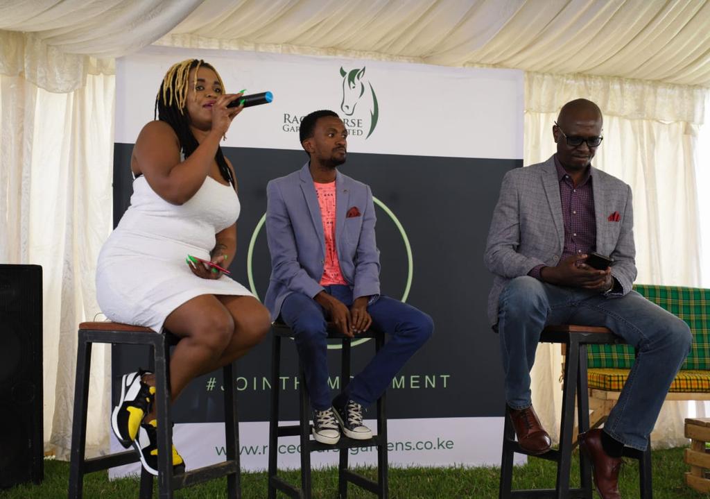 mwendemacharia1's tweet photo. I enjoyed moderating the fireside chat @racecourse_g and The #RaceCourseGardens Director Mr. Muchiri and The Residents Representative Mr. Njau shared so many important remarks on why it's important to #JoinTheMovement

#BrandAmbassador https://t.co/iUO8Ybikjo