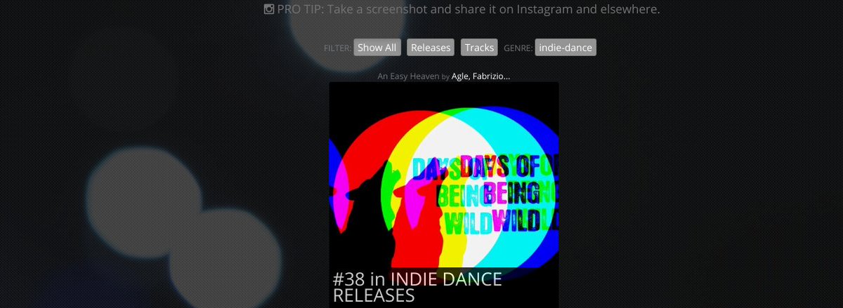 @daysofbeingwild is CHARTED 1x @ Beatport. BIGUP to Agle, Fabrizio Mammarella README beattracker.com/label/days-of-…