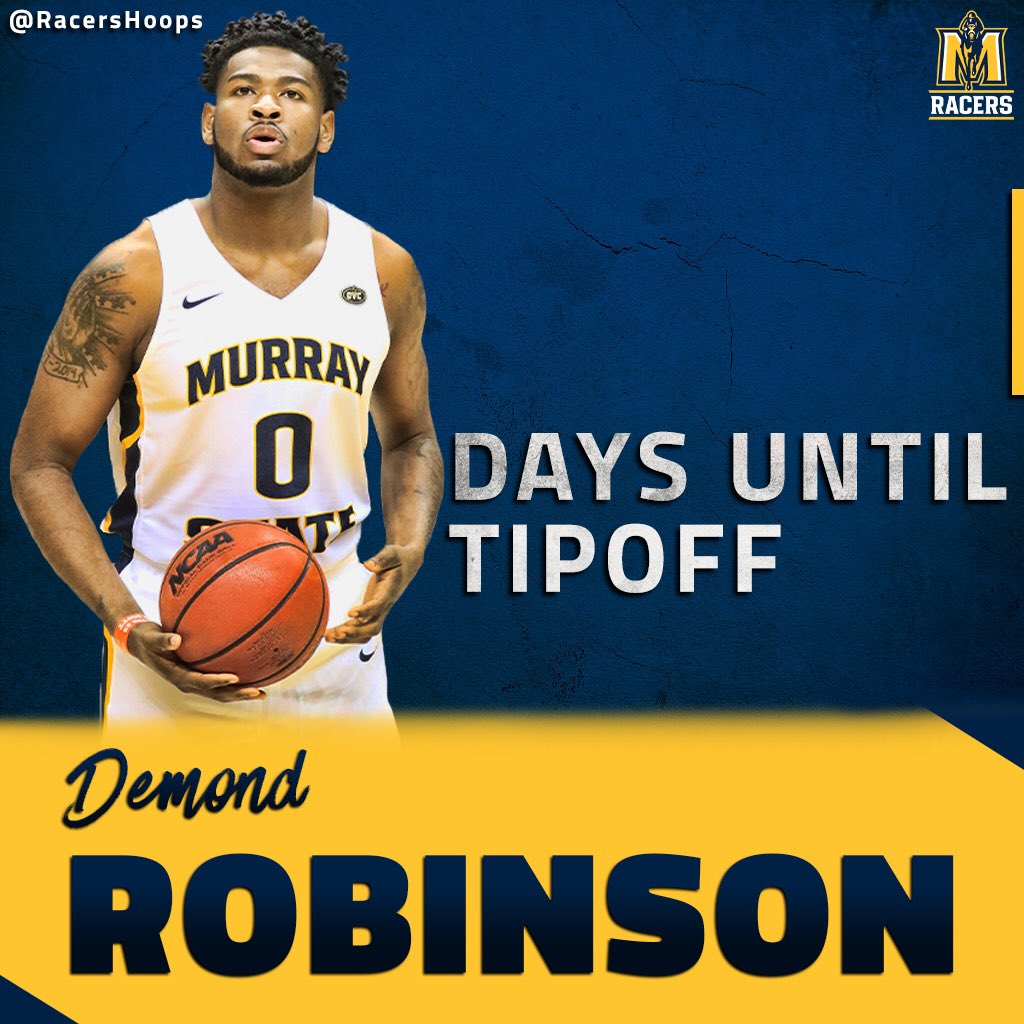 It’s gameday! 0 days until the Racers take on Southern University! See you at “The Bank” tonight at 7:00PM! #GoRacers
