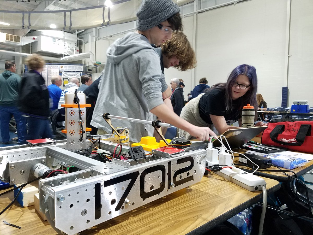 Good luck to newest robotics team for @LSClafayette: FTC Team 17012! This team of @BronchoNation and @TecumsehJrHigh Ss are competing in their first competition today and starting process to qualify for semi state bid (hosted at Tecumseh in February 2020) #STEMskills #robots