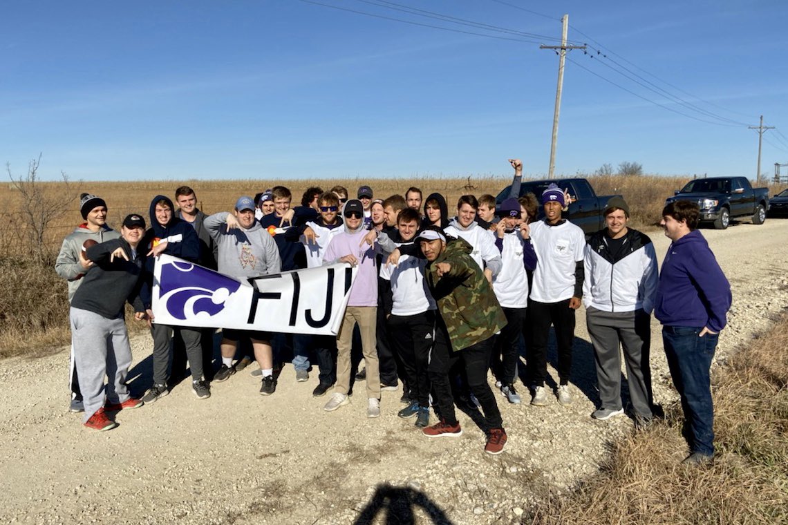 Great to see the annual <a href="/FIJIatKSU/">KSU FIJI</a> Run for Leukemia still going strong today, in memory of Rod Morgan. <a href="/PhiGamHQ/">The International Headquarters of Phi Gamma Delta</a>