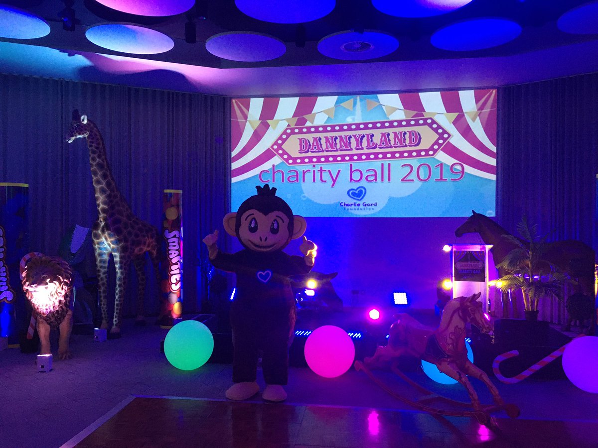 mito_monkey's tweet photo. Last week Monkey was at the #DannyLand ball in Newcastle supporting @charliesfight  because #MitoMatters https://t.co/qnnEjbg2gO