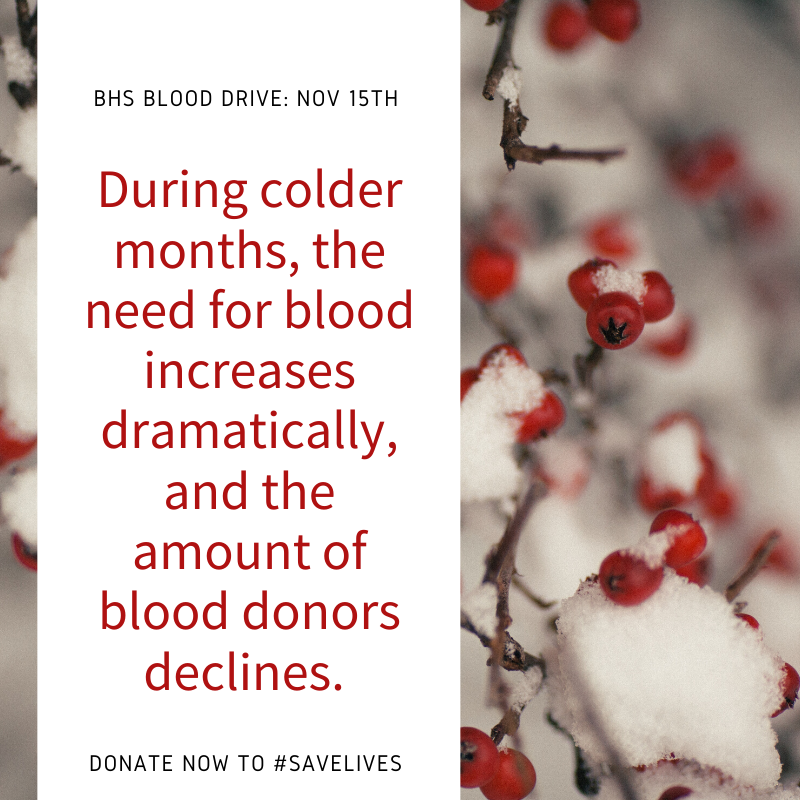 Help us #savelives

Join us on Friday for the BHS blood drive. Sign up here: forms.gle/jqEa3xVwtcyKha…