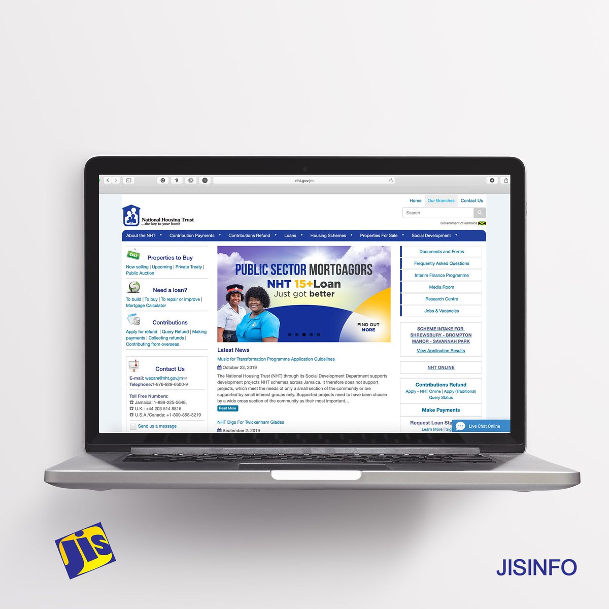 Jis News On Twitter Are You A Jamaican Residing Overseas And Would Like To Pay Your Nht Contributions To Become An Overseas Voluntary Contributor Visit The Nht Website And Complete The Voluntary