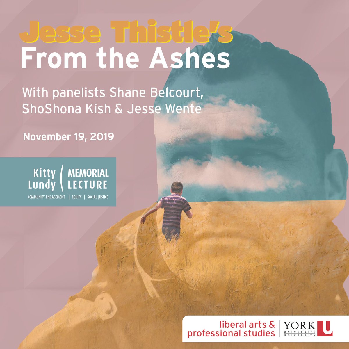 You've read his story, now meet the man behind the pages 📖 Jesse Thistle, author of the bestselling memoir "From the Ashes," will deliver this year's Kitty Lundy Memorial Lecture. Here's how to nab a seat at the lecture: bit.ly/2Cn47Q9