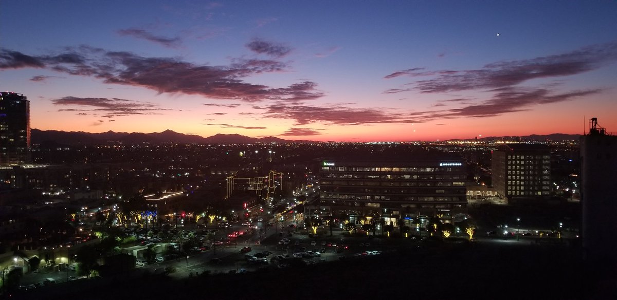 The view from the top of A mountain #sunsets evening hike!