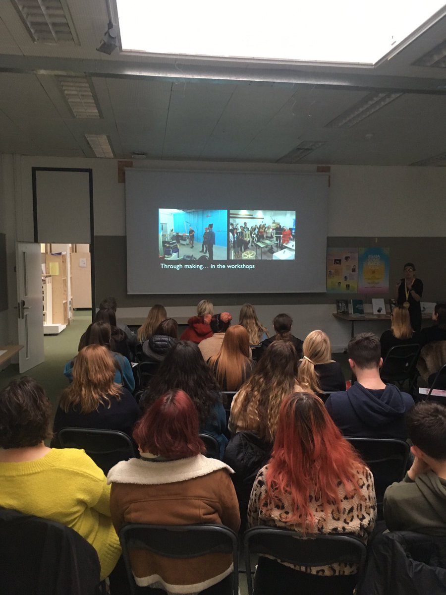 IntArchBTN's tweet photo. A wonderful OPEN DAY today. How blinkin’ lovely to meet so many bright young potential  @IntArchBTN students! @SoadBrighton #interiorarchitecture https://t.co/w4kl7JOVkO