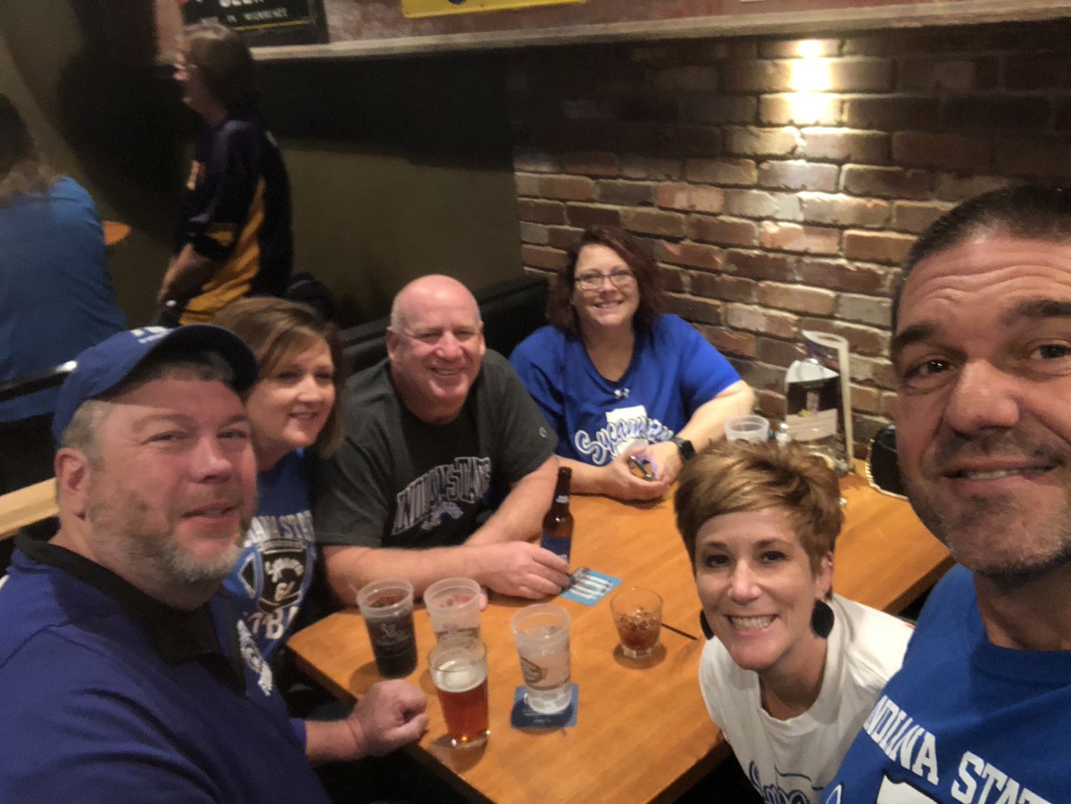 Tree Squad taking over Cedar Falls. Go Trees. <a href="/Samt13001/">Sam Thomas</a> <a href="/IndStFB/">Indiana State Football</a>