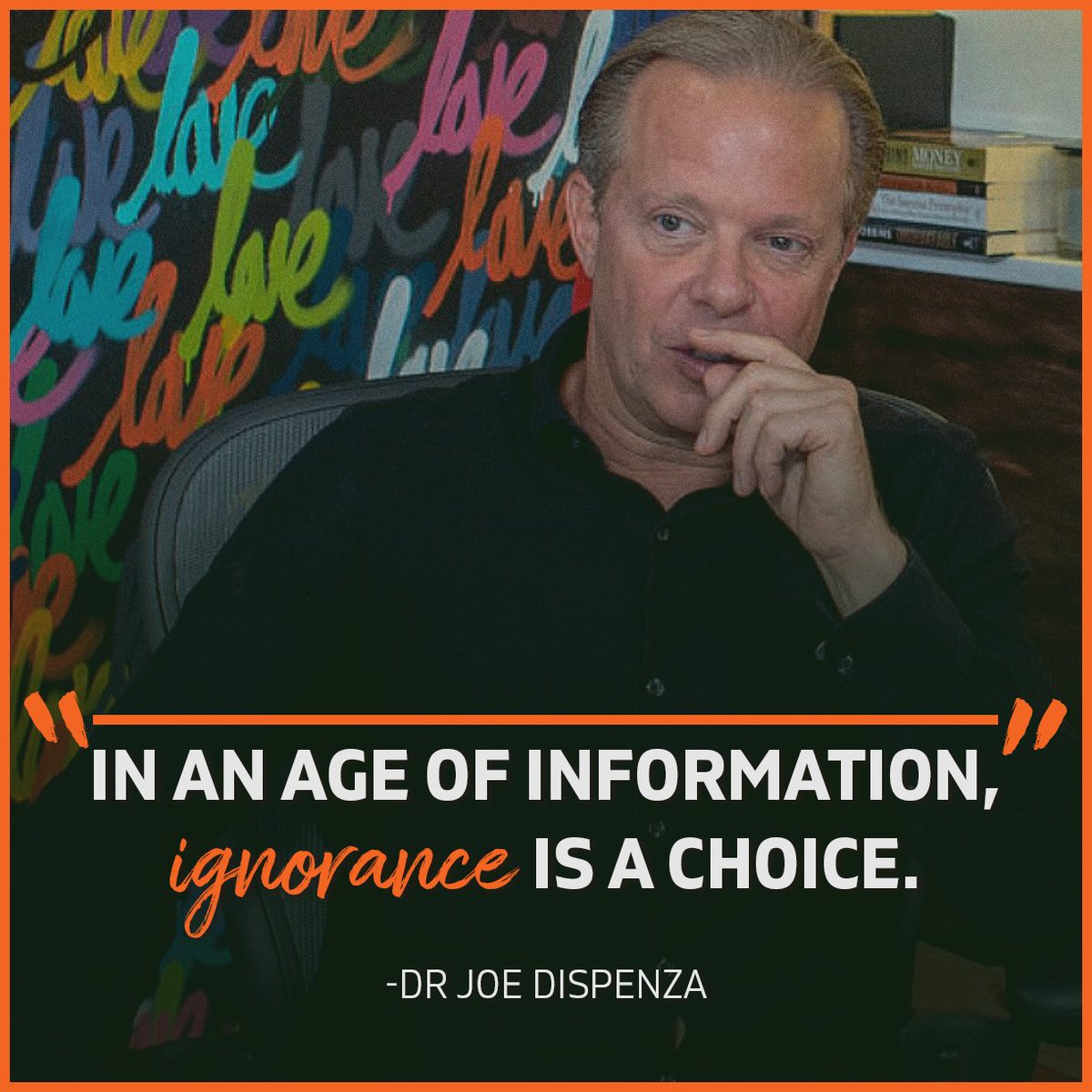 LewisHowes's tweet photo. "In an age of information ignorance is a choice." - @DrJoeDispenza 

Subscribe and listen to The School Of Greatness Podcast here >>  https://t.co/KNItGqZ3D5 https://t.co/keUryPWGFm