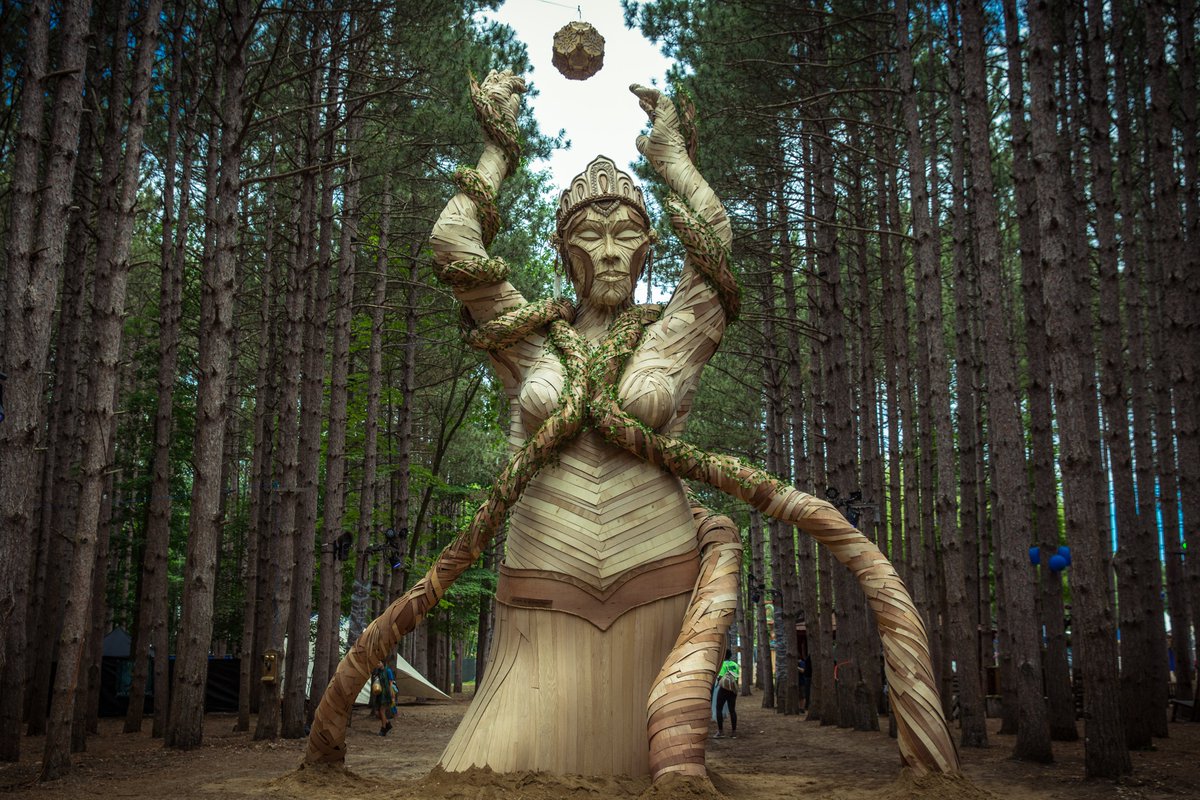 What wonders have stood at the center of The Forest...⚡🌲 #ElectricForest