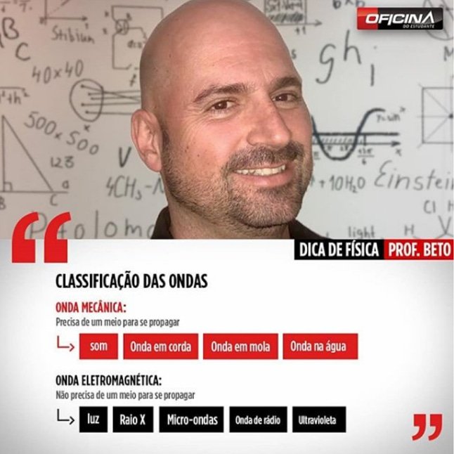 logoseduca_ipa's tweet image. Agora uma dica de física do cursinho @oficina_do_estudante sobre classificação de ondas. Força, pessoal! Recarrega as energias e tira aquele notão! A gente tá na torcida. Fonte da imagem: @oficina_do_estudante
#preenem #preenemipatinga #enem #enem2019 #preenemvaledoaco
