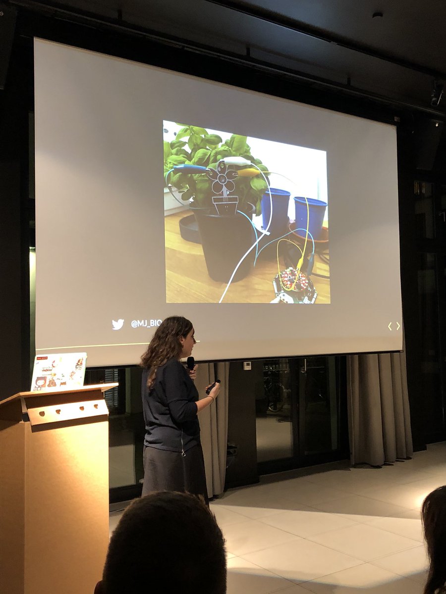 YennyCheung's tweet image. Paying a lot of attention on how I can save my plants with Python. - @MJ_BIO at #pythonpizza.