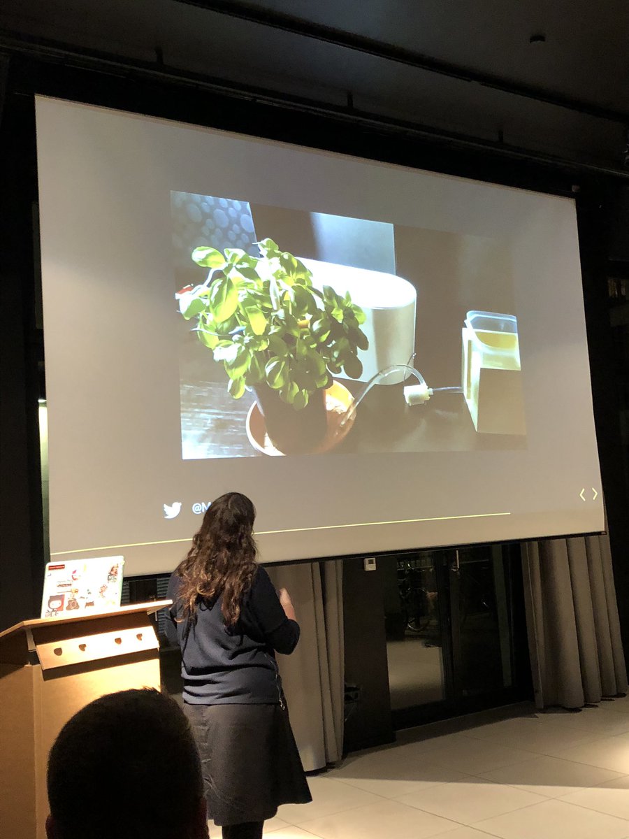YennyCheung's tweet image. Paying a lot of attention on how I can save my plants with Python. - @MJ_BIO at #pythonpizza.