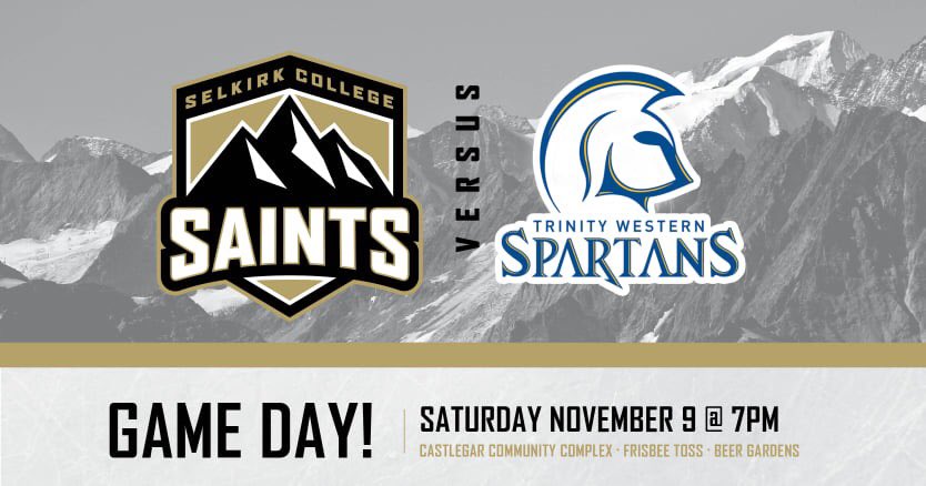 🚨🚨GAME DAY🚨🚨

ROUND TWO between The Selkirk Saints and <a href="/twuhockey/">TWU Spartans Hockey</a> tonight at the Castlegar Complex at 7PM! Special thank you to game night sponsor @bostonpizzacastlegar! #SaintsNation #SelkirkCollege