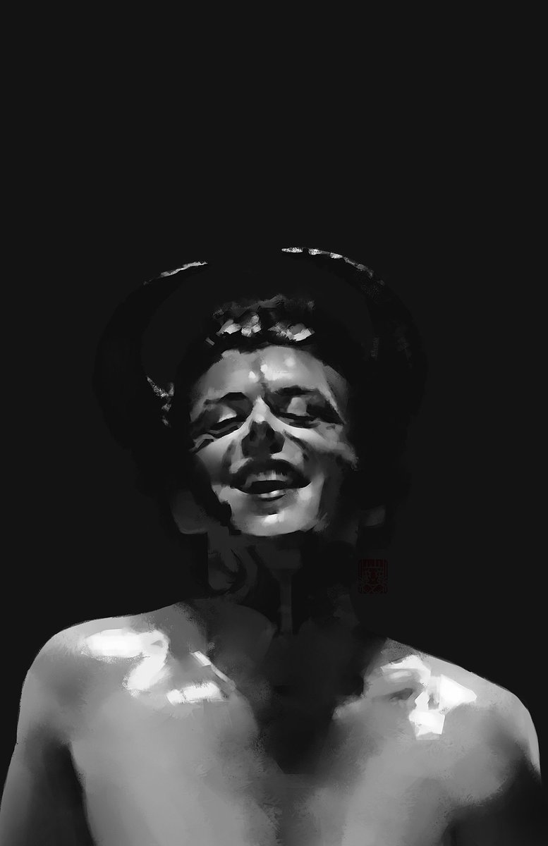 hemimaija's tweet photo. been inspired by the all feral energy lately.... so here's a quick painting of @michaelsheen as (very oily) emperor nero #digitalpainting #fanart #emperornero https://t.co/vAHhvgA68L